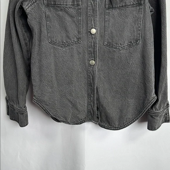 H&M Charcoal Denim Jacket - Picture 5 of 7